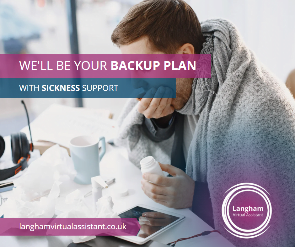 Sickness Cover Support by Langham Virtual Assistant